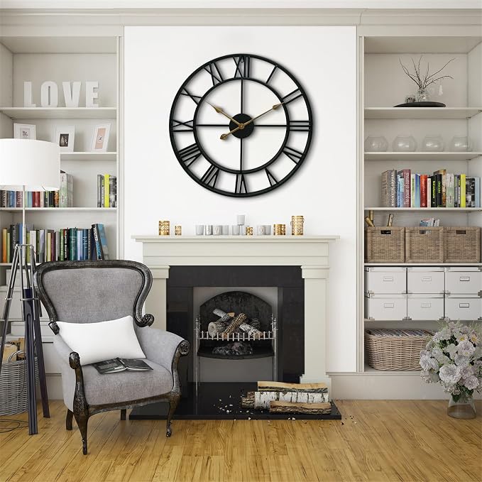 CLXEAST Silent 24 Inch Wall Clocks - Image 8