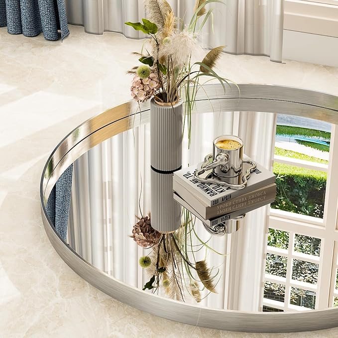 30 Inch Round Bathroom Mirror - Image 4