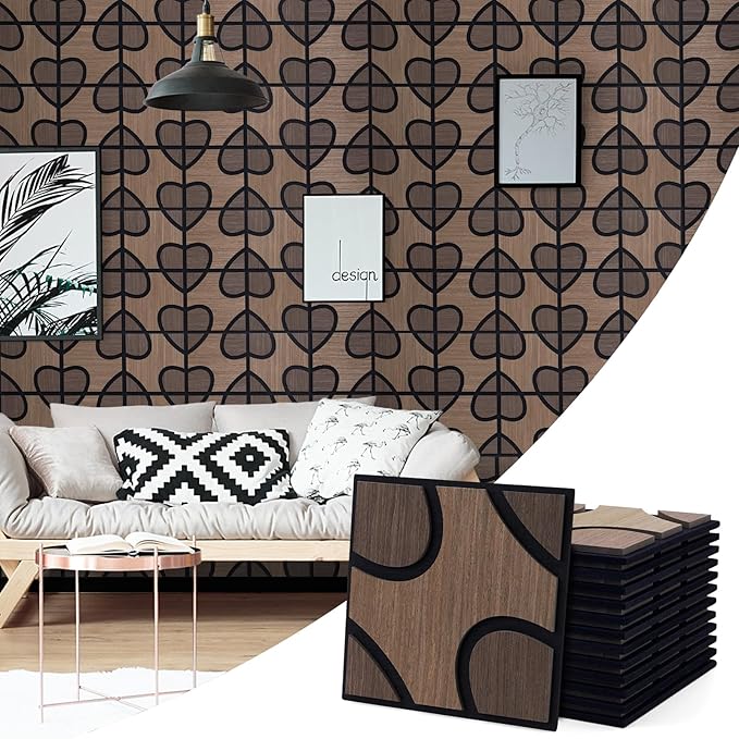 Acoustic Wood Slat Panels, 3D Fluted Wood Panel Sound Absorbing Panel - Image 2