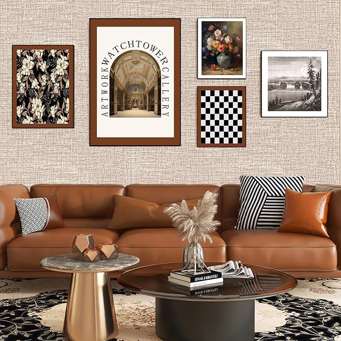 Amiya Grasscloth Khaki Wallpaper 17.3"x80" Peel and Stick Tan Faux Fabric Linen - Image 7