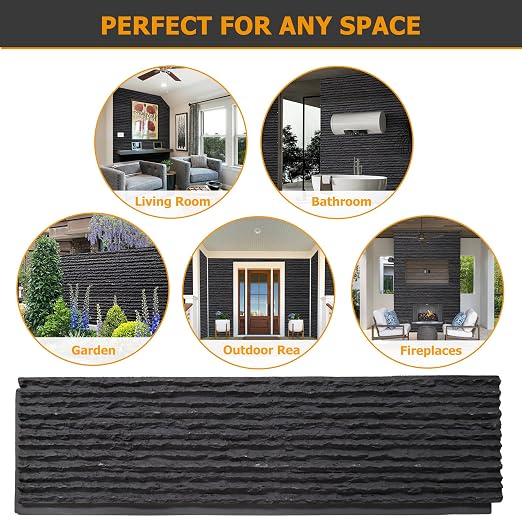 ROOMTEC 6-Packs Faux Stone Wall Covering Panels - Image 5