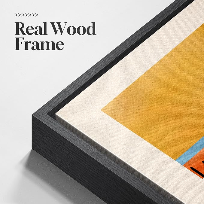 Framed Colorful Abstract Wall Art - Image 5
