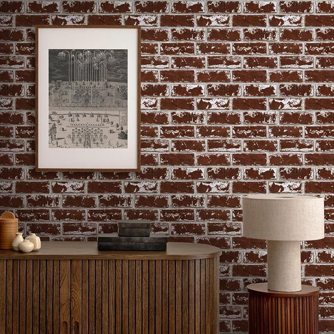 Commomy 3D Peel and Stick Brick Tiles - Image 2