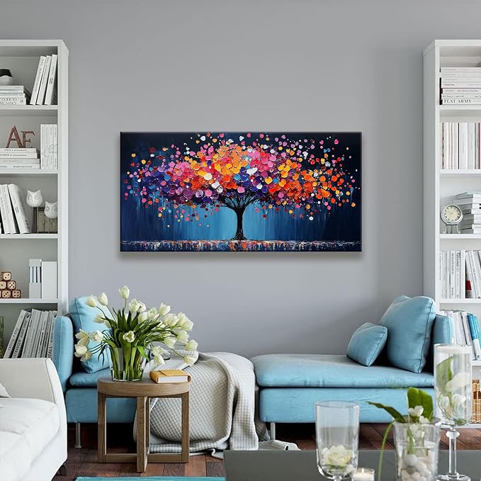 Suconvng Canvas Art Wall Decor Abstract Tree Wall Art - Image 4