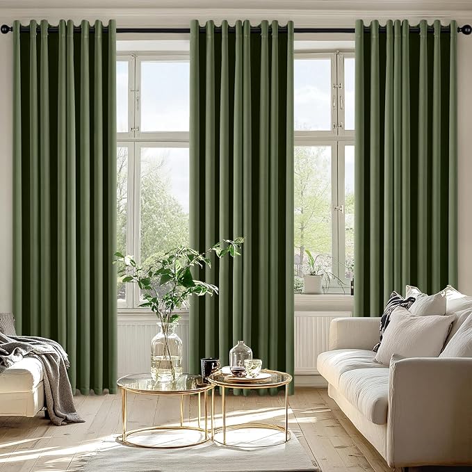 MIULEE Blackout Curtains for Bedroom Living Room 2 Panels, Thermal Insulated - Image 6