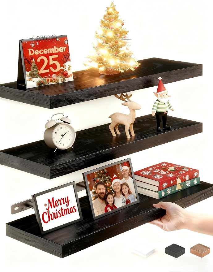 Vervida® Floating Shelves for Wall, Floating Shelf for Living Room by Vervida