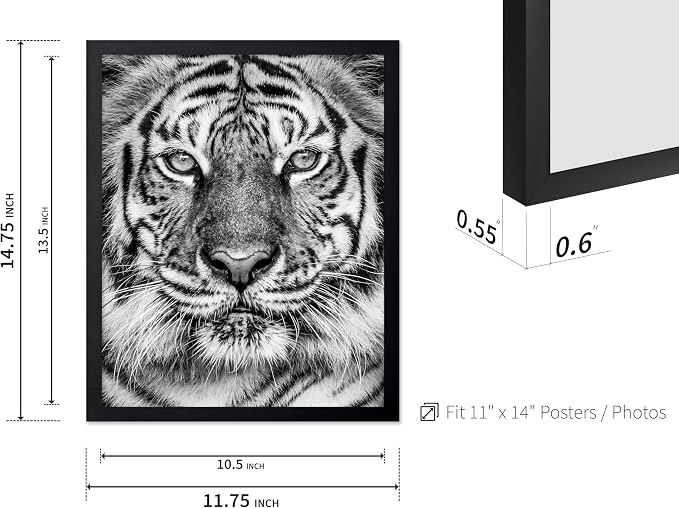 Poster Master Vintage Tiger Face Print - Image 3