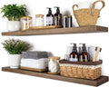 BGMG 36 inch Walnut Floating Shelves by BGMG
