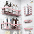 EUDELE 5-Pack Rustproof Stainless Steel Shower Caddy – No Drill Adhesive by EUDELE