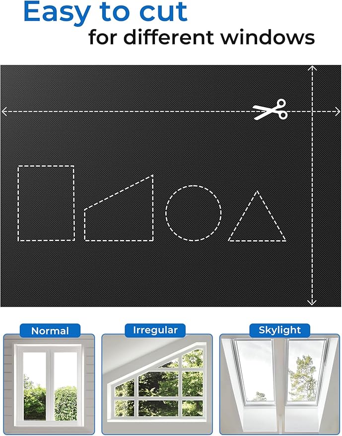 Sumobaby Blackout Curtains for Bedroom Portable 45"x84", No Drill Blackout - Image 5