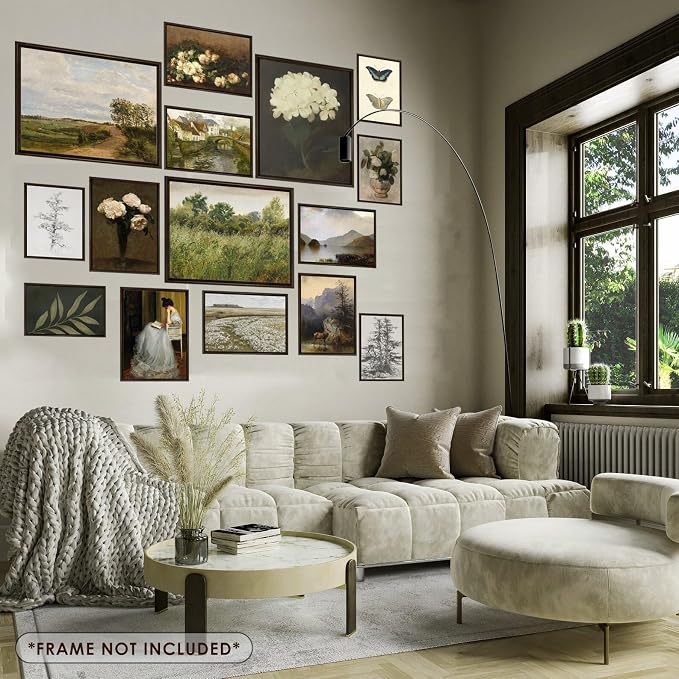 LANCHI95 15 Pcs Vintage Wall Art Decor, Vintage Posters - Image 3