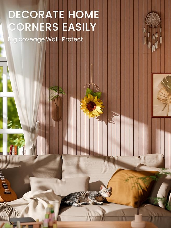 Bumusty Large Cork Board Alternative-48 x 36" Felt Bulletin Board Tiles - Image 4