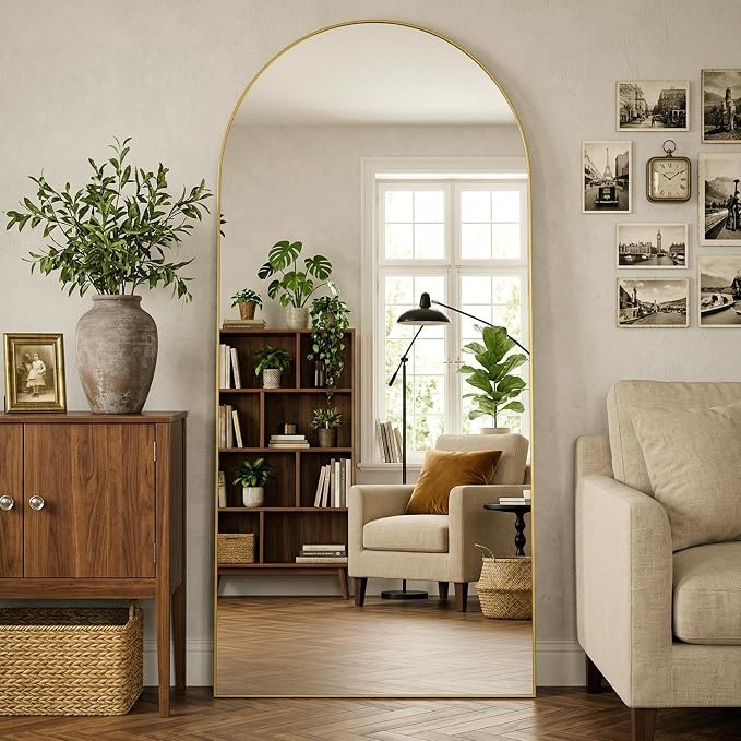 Full Length Mirror, Oversized Floor Mirrors, Leaning Free Standing Mirrors - Image 3