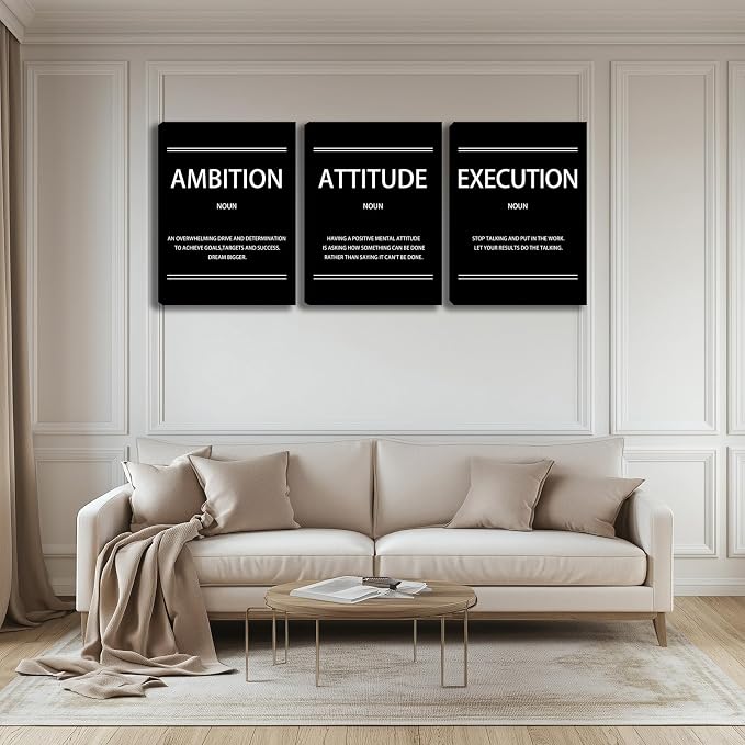 Motivational Wall Decor Paintings Inspirational Office Wall Decor Posters - Image 2