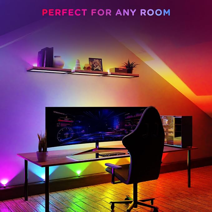 Enbrighten Spectrum Remote Controlled Indoor Accent Wall String Lights - Image 6
