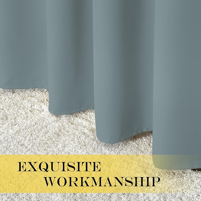 NICETOWN Extra Wide Patio Door Curtain 84 inch Long - Image 7