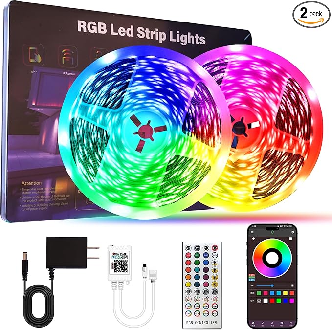 HBOWMDJIA 150 FT LED Strip Lights by HBOWMDJIA