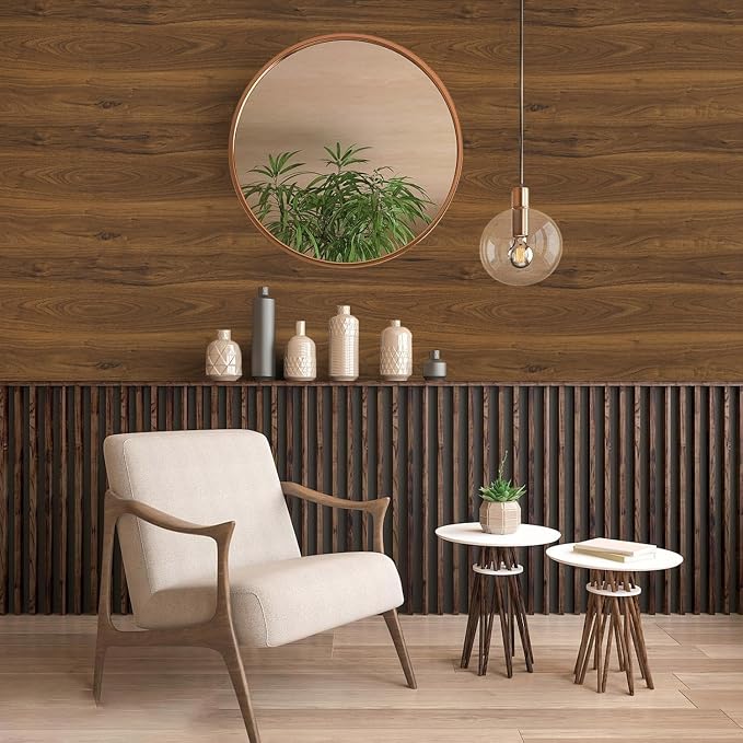 Abyssaly Wood Contact Paper, Self Adhesive Waterproof Wall Paper - Image 7