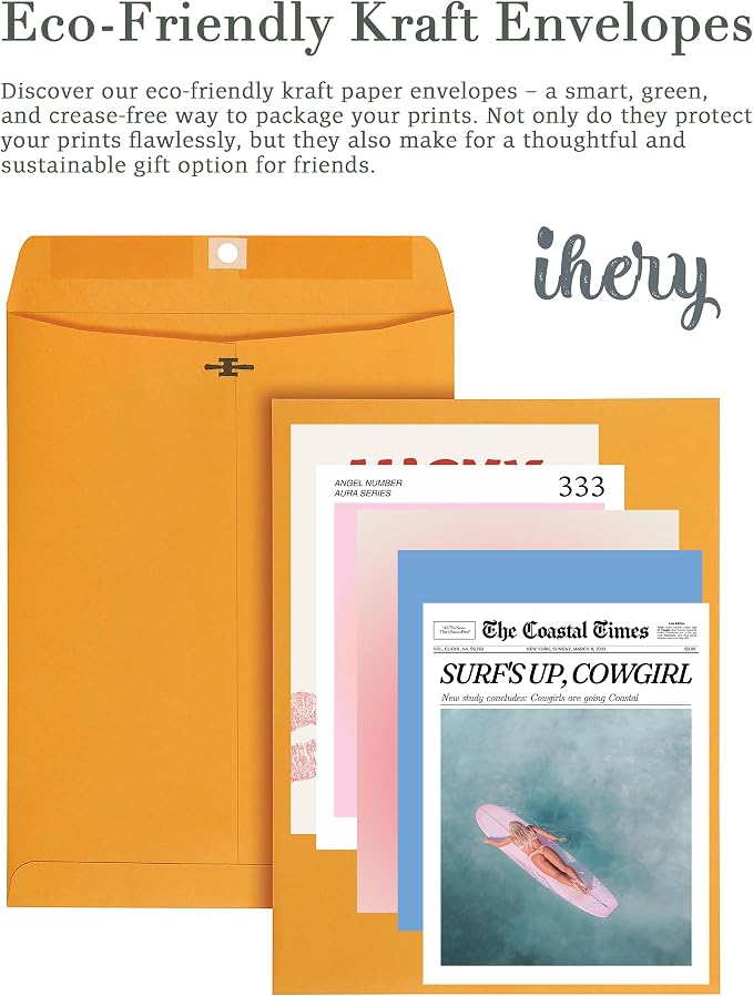 iHery Unframed Trendy NewsPaper Black Wall Art Prints Set of 1, 12x16in Canvas - Image 3