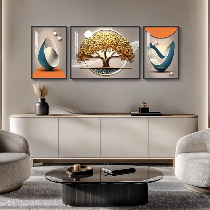 Large Framed Modern Luxury Large Wall Art - Image 4