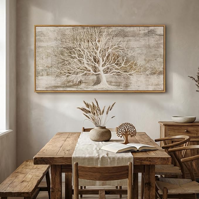 Large Framed Tree of Life Wall Art - Image 8