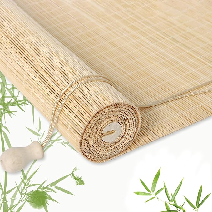 Bamboo Blinds for Interior Windows, Custom Bamboo Shades for Indoor Windows by EVOZEN