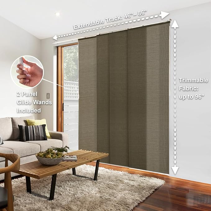 CHICOLOGY Panel Track Vertical Blinds - Image 2