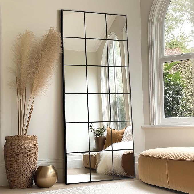 Delma Full Length Mirror, Wall Mounted, Hanging or Leaning - Image 3