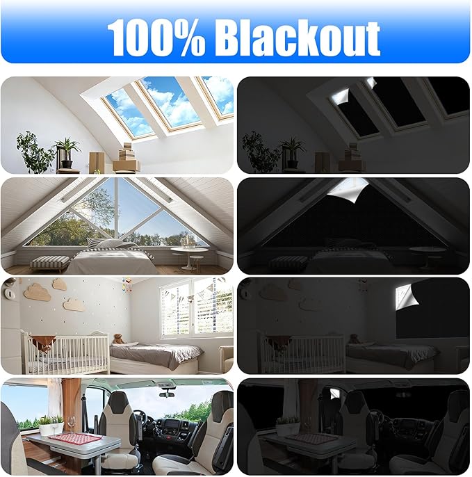 Alikiai Blackout Blinds 157" x 57", 100% Blackout Curtains - Image 7