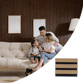 Wood Slat Acoustic Panels, 4.7"x5.9" 3D Wall Panels, Modern Fluted Sound by TREKATLAUTO