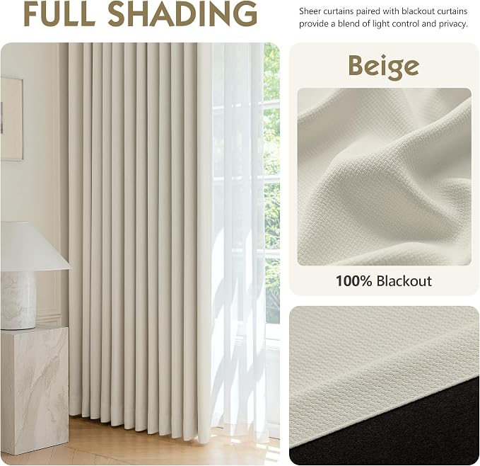 FMFUNCTEX 100% Blackout Curtains - Image 6