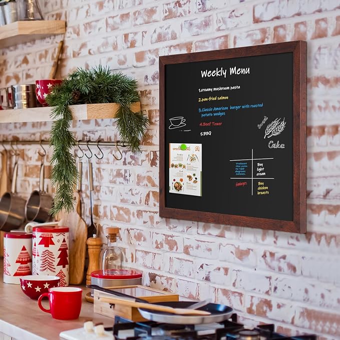 4 THOUGHT Chalk Board 48" x 36", Magnetic Large Chalkboard - Image 8