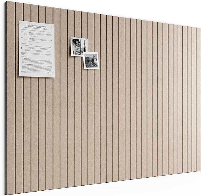 Bumusty Large Cork Board Alternative-48 x 36" Felt Bulletin Board Tiles by BUMUSTY