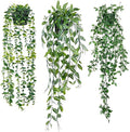 Sggvecsy Fake Hanging Plants 3 Pack Artificial Eucalyptus Fake Potted Greenery by Sggvecsy