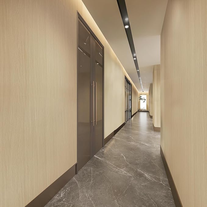 BOMENG Large White Oak Wood Wallpaper Light Oak Contact Paper Peel and Stick - Image 2