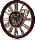 The B-Style Large Wall Clock 24 inch Moving Gear Wall Clock Oversized Vintage by TheB-StyleTB