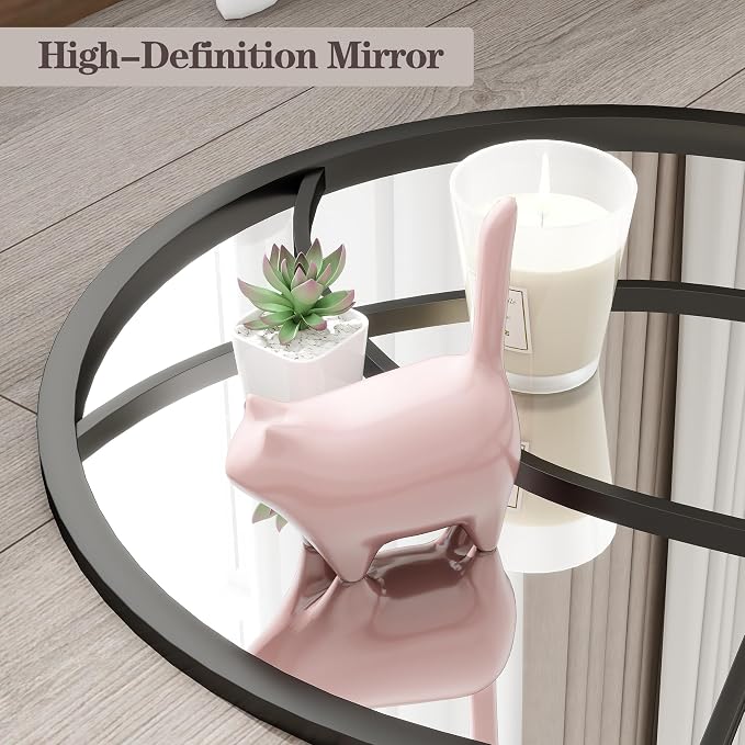 Dewfig 65"x 22" Arched Window pane Full Length Mirror, Wall Mirror, Floor - Image 6