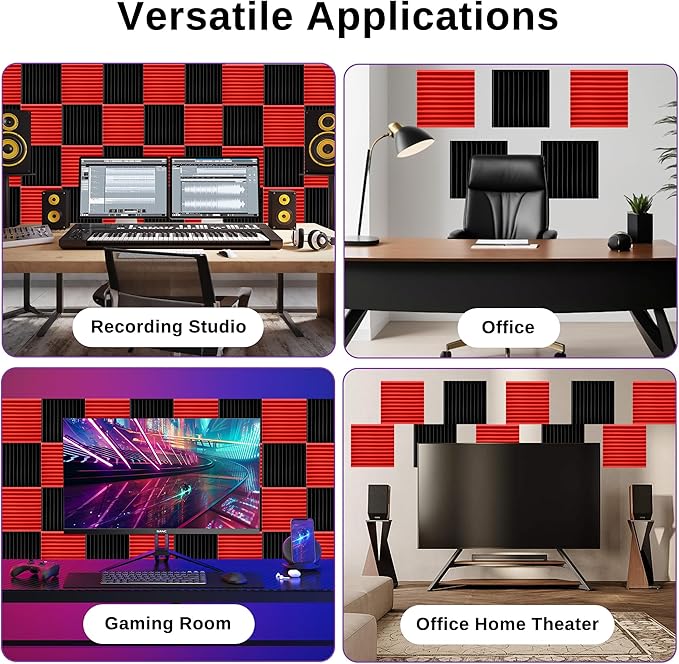 52 Pack Acoustic Foam Panels - Image 5