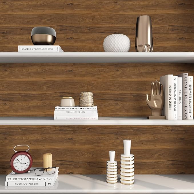 Abyssaly Wood Contact Paper, Self Adhesive Waterproof Wall Paper - Image 3