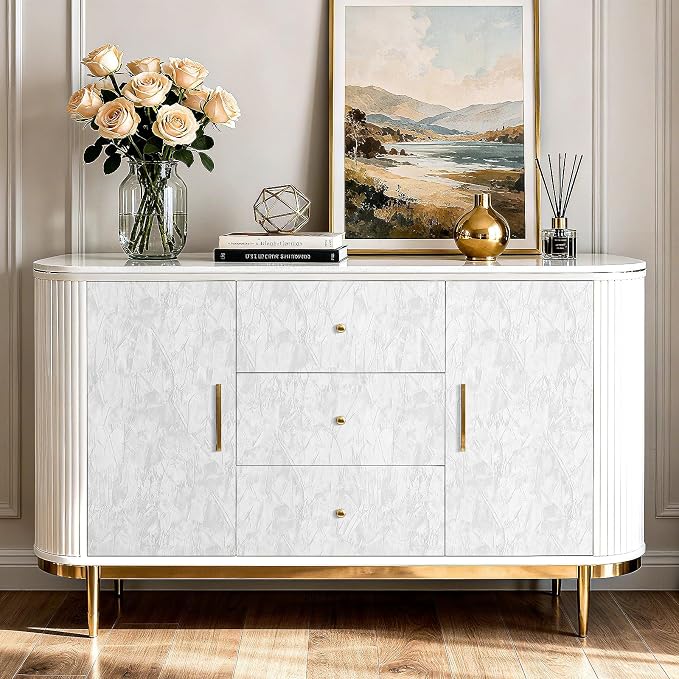 White Velvet Wallpaper Self Adhesive Felt Drawer Liner Crushed Luxury Velvet - Image 2