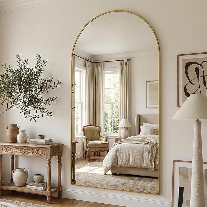 Suidia 90"x46" Arched Full Length Mirror - Image 3