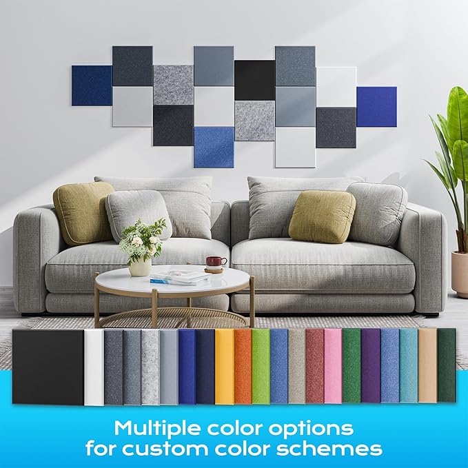 18 Pack Acoustic Panels for Walls, Sound Absorbing Foam Panels for Home & - Image 5