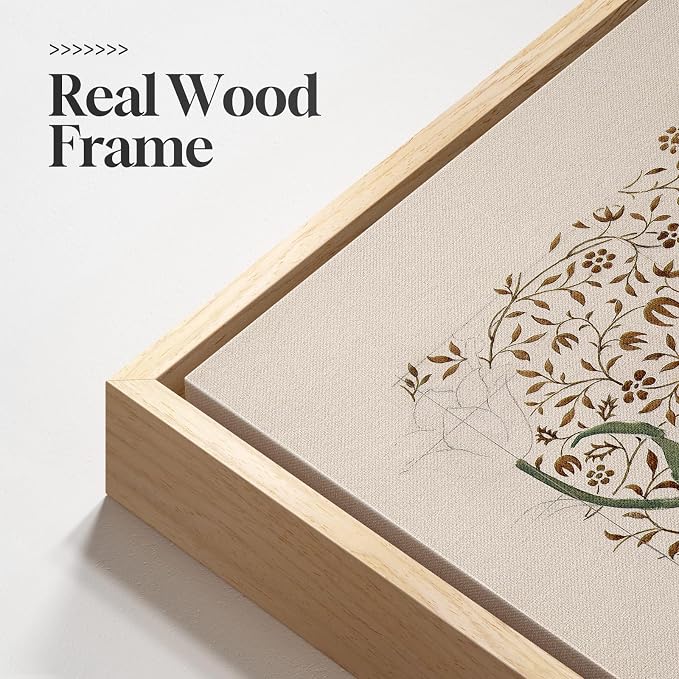 Framed William Morris Canvas Wall Art - Image 6