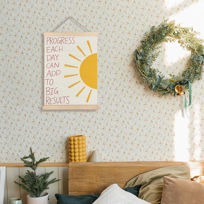 Supwhd Nursery Positive Affirmations Wall Decor, Inspirational Add Up to Big - Image 2