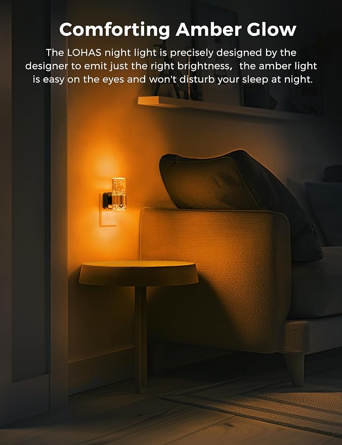 Night Light, Dimmable Amber Night Light - Image 4