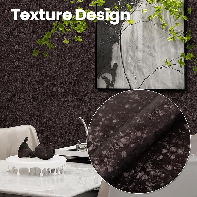 Abyssaly Brown Peel and Stick Wallpaper - Image 4