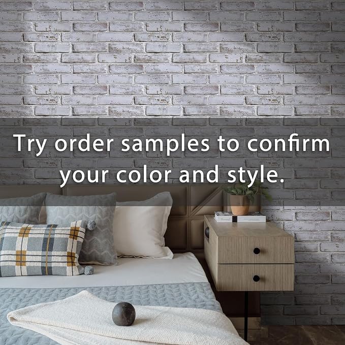 Commomy 3D Brick Wall Panels Peel and Stick - Image 2