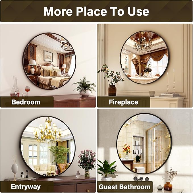 XRAMFY 30 Inch Round Mirror - Image 5
