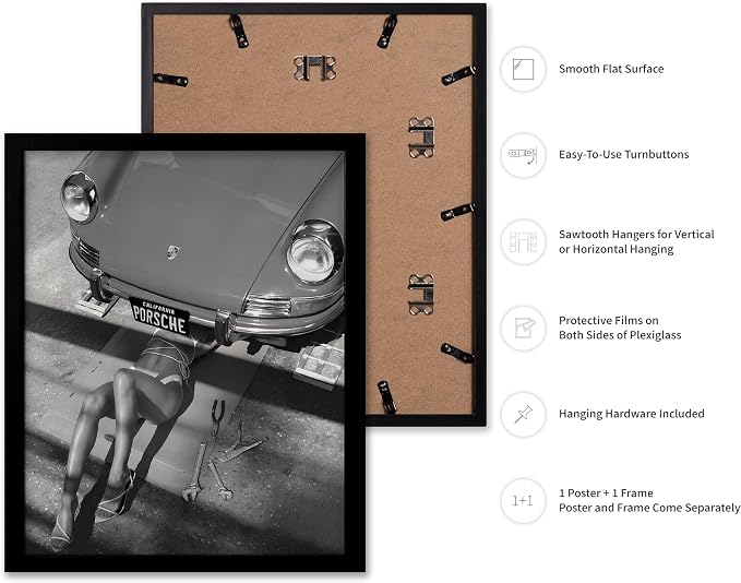 Poster Master Woman Under Classic Car Poster - Image 2