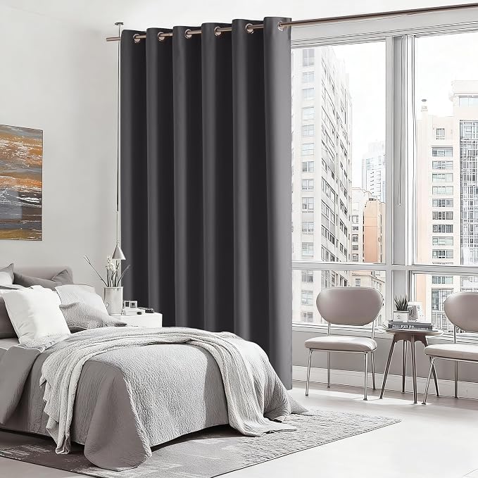 RYB HOME Blackout Thermal Insulated Curtains, Portable Curtain - Image 3